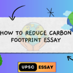 How to Reduce Carbon Footprint Essay