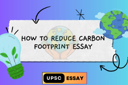 How to Reduce Carbon Footprint Essay